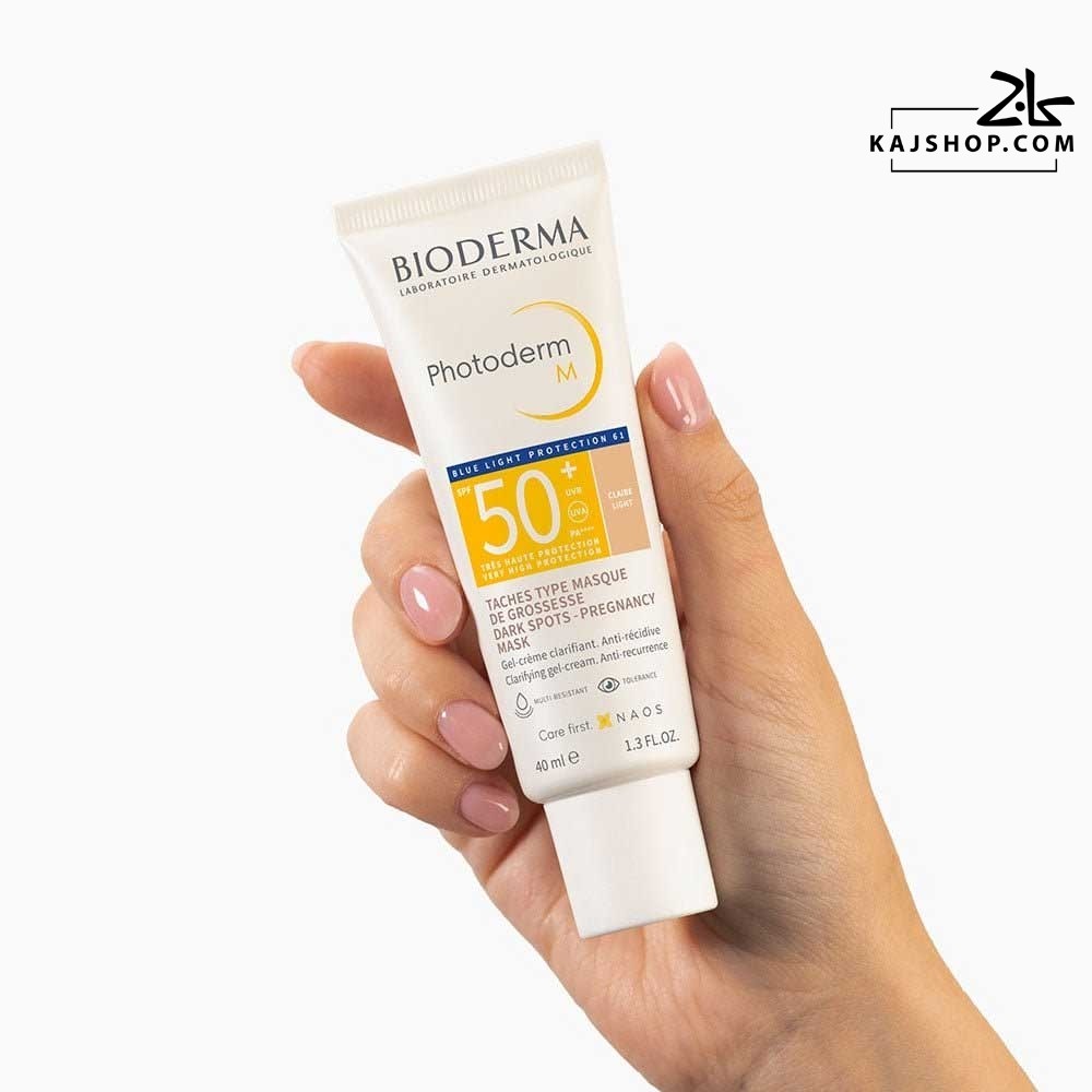 کرم ضد آفتاب رنگی ضد لک فتودرم M بایودرما SPF50+