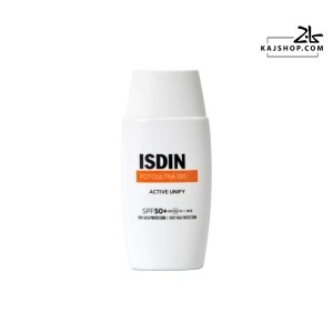 کرم ضد آفتاب اکتیو یونیفای ایزدین بی رنگ SPF50